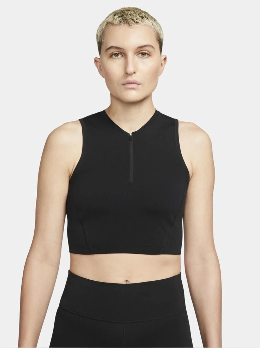 Nike Pro Dri-FIT Women's Cropped Tank Size XL Black